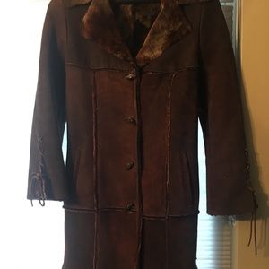 Mark leather exclusive Shearling Coat